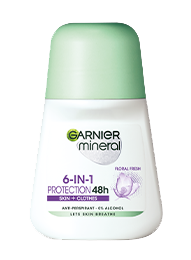 Garnier Mineral Deo Protection 6 Floral Fresh 48h antiperspirant Roll-on